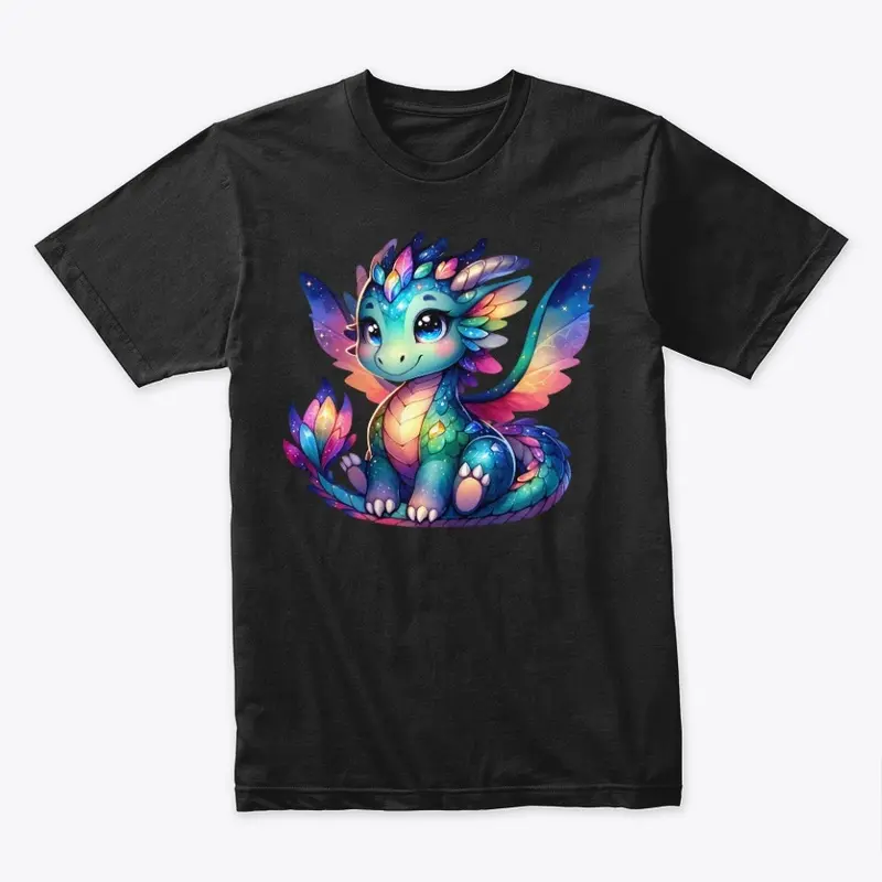 AI-Generated Baby Dragon Tee